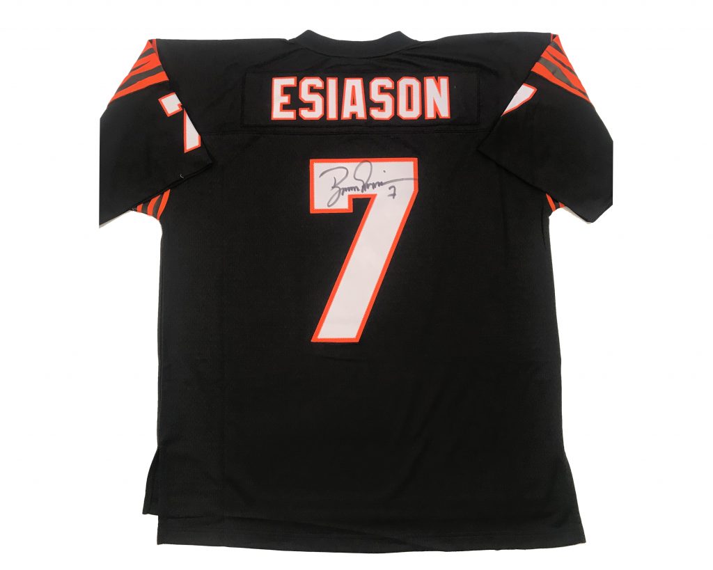 Boomer Esiason Autographed 1989 Cincinnati Bengals Legacy Jersey