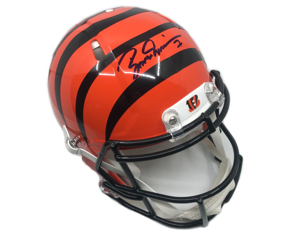 Boomer Autographed Bengal Riddell Speed Authentic Helmet
